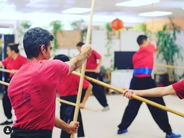 Martial Arts/MMA/Kung Fu Practitioners Learning With Self-Defense Weapons